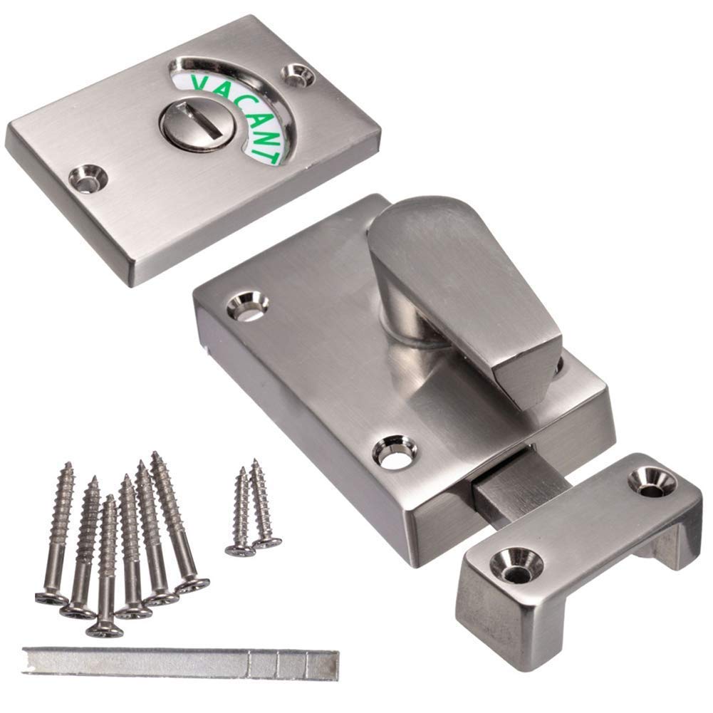 Toilet Door Lock - Vacant/Engaged Indicator -3