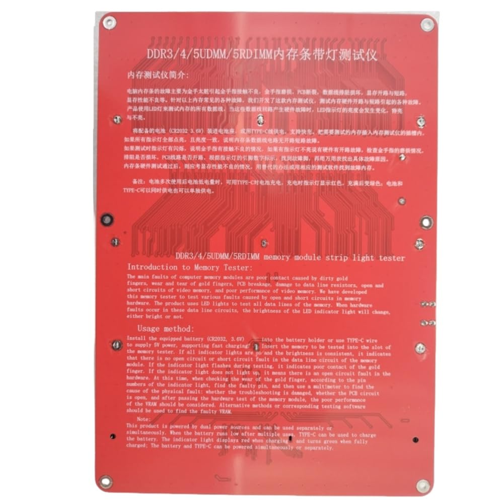 Testeur Rouge Diagnostic LED