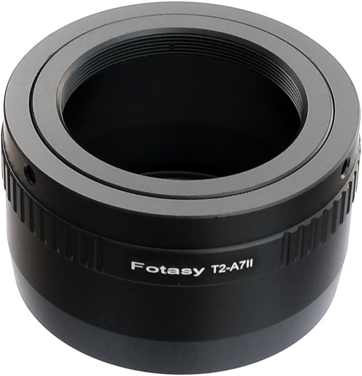 Fotasy T Mount Lens to E Mount Adapter, T2 E Mount Adapter, Emount Telescope Lens