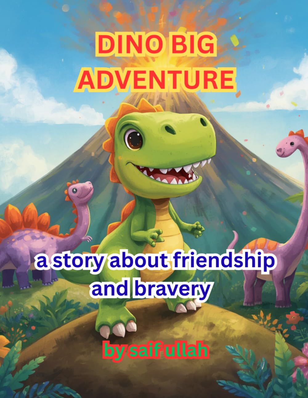 Dino's Big Adventure: A Story About Friendship and Bravery