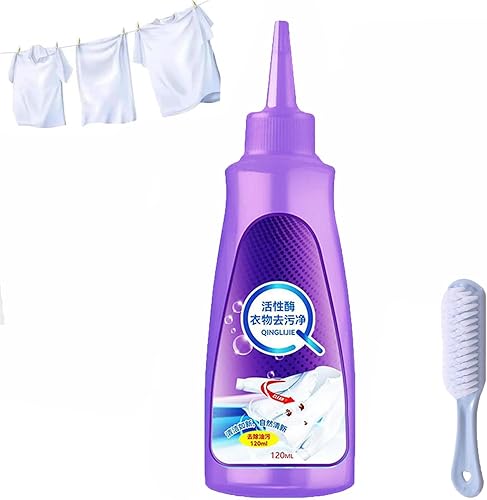 Urcstyle - Quitamanchas Urcstyle, removedor de manchas de lavandería, removedor de manchas de ropa activo con enzimas, removedor rápido de manchas