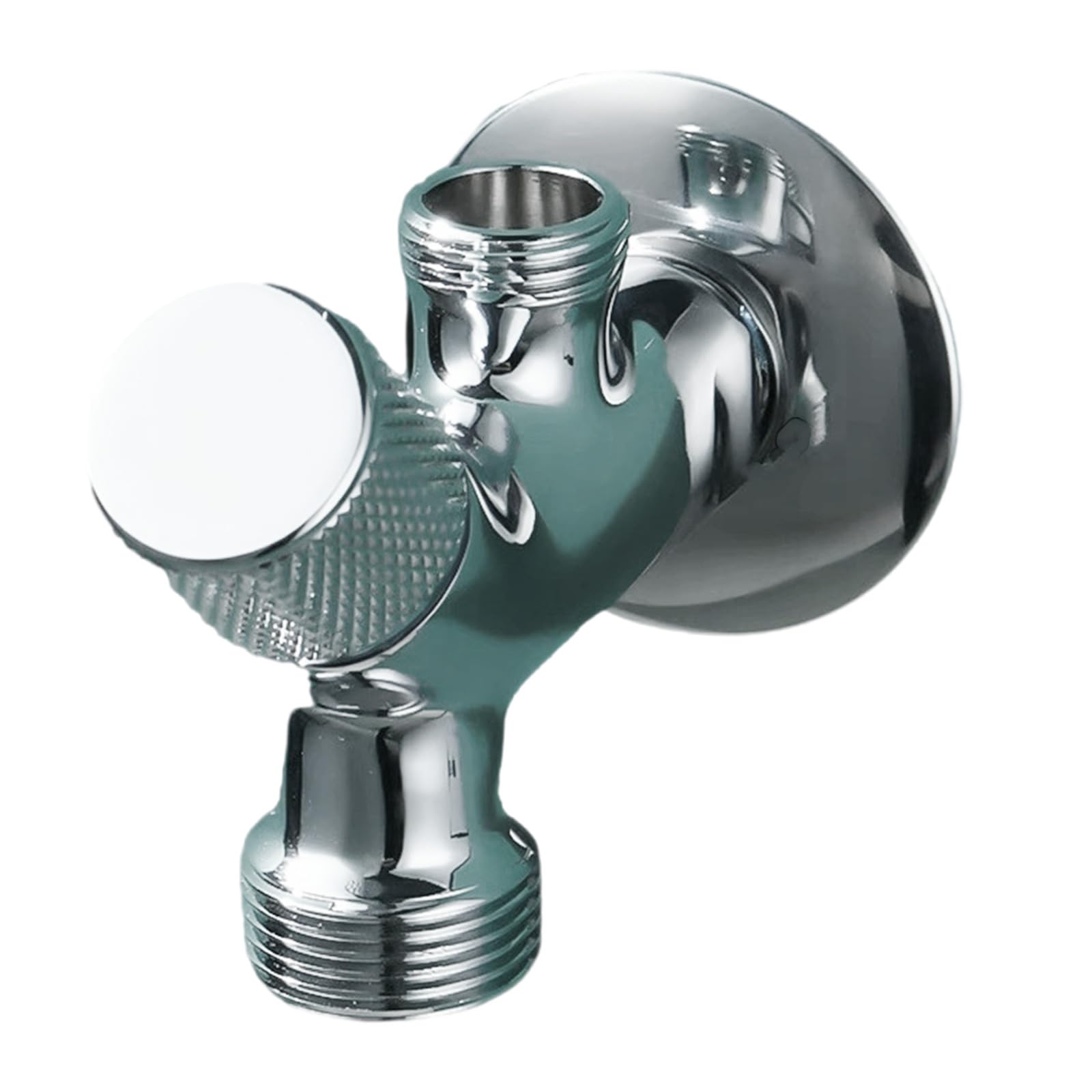 Msioytog H 1 Dual-Outlet 1-Inlet 2-Output For Bathroom & Kitchen, Corrosion-Resistant Quick-Install Plumbing Adapter Erosion Resistant Brass Angles Valves