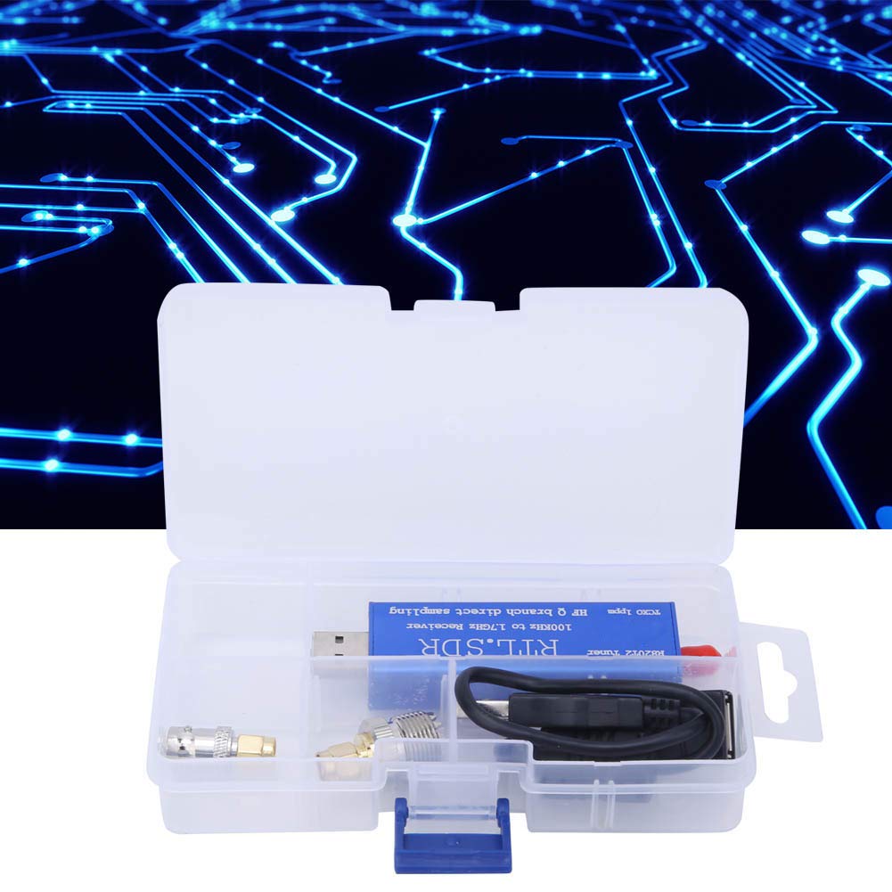 Récepteur Tuner, Mini Récepteur Numérique Portable Alimenté par USB UHF VHF RTL-SDR Récepteur RTL2832U + R820T2 Chipset 100KHz-1.7GHz Prise en Charge du Récepteur Tuner SDR