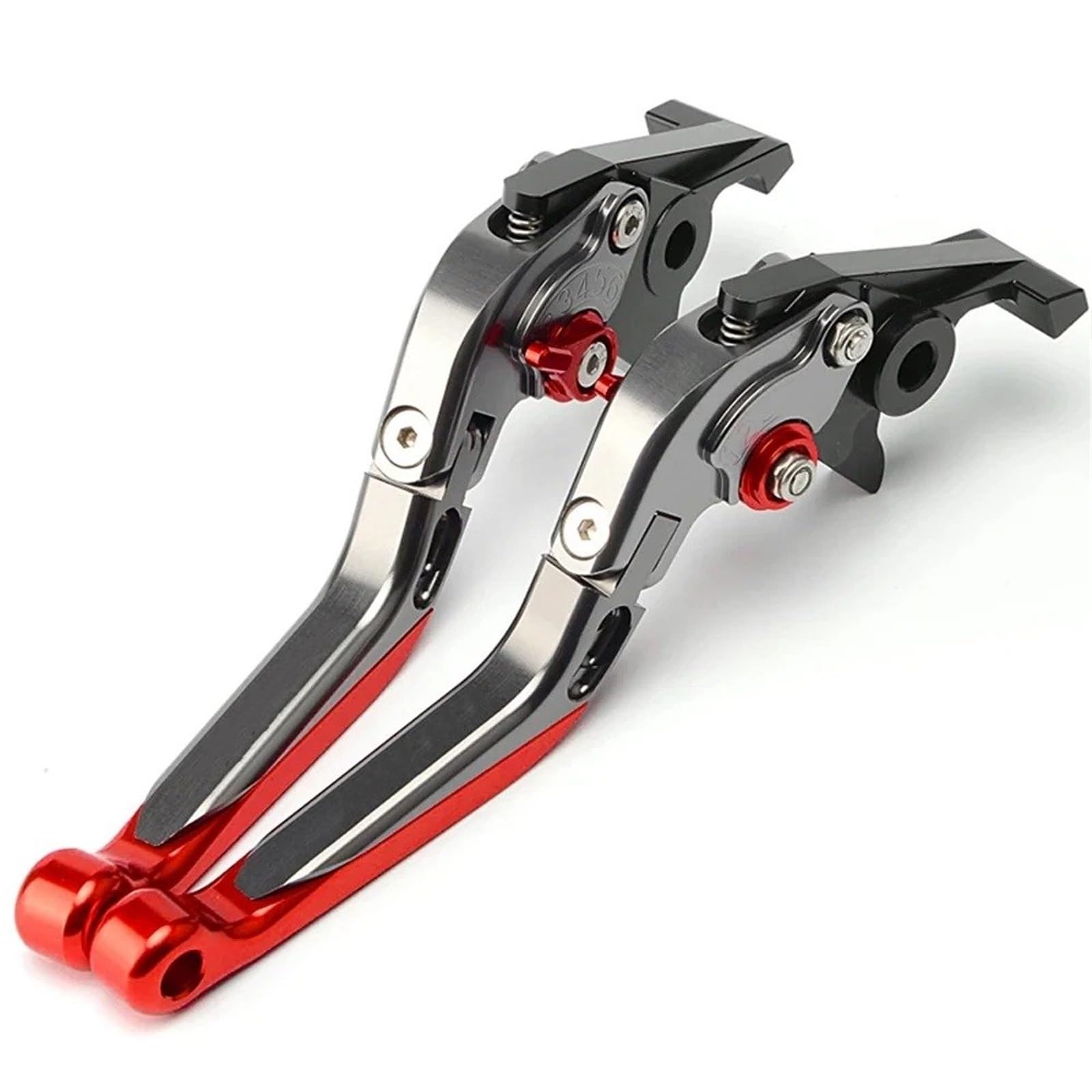 Per CFMOTO Per CF MOTO 675SR 675SR-R 675NK 675SS 675 SR/NK/SS/SR-R Moto CNC Maniglia Regolabile Leva Del Freno freno leve di frizione Leva frizione e freno regolabile(1 set Grey Red)