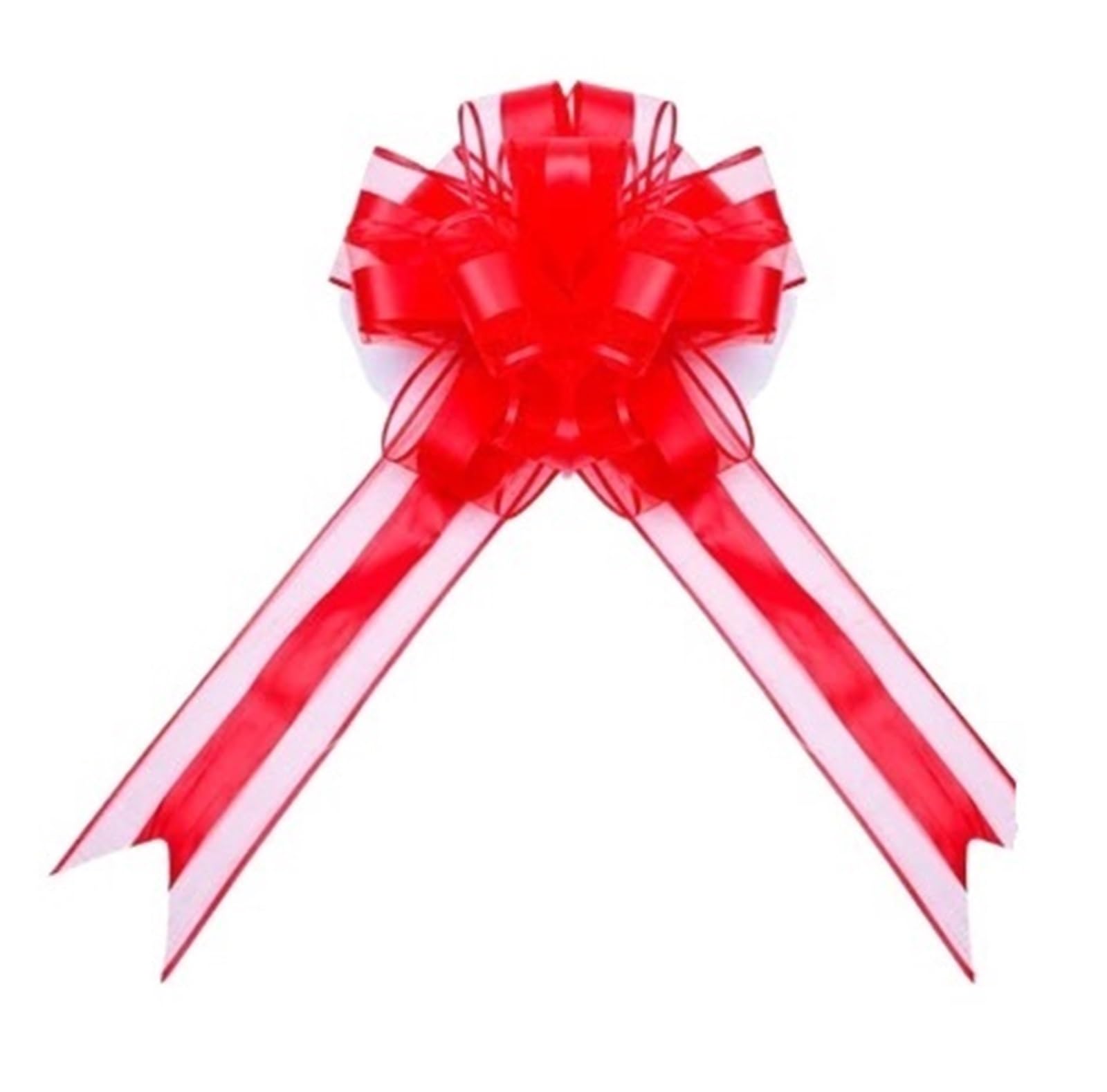 Xinglongs Bows for Gift Wrapping 20PCS Snow Yarn Pull Bow Ribbon Big Car for Cars Birthday Gift Decoration Wedding Flower(Burgundy)