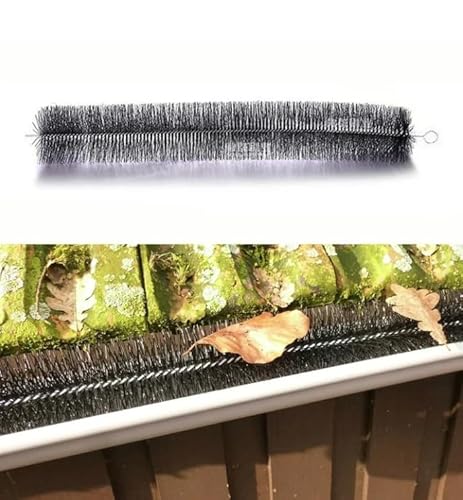 Gutter Brush Roof Leaf Guard Cleaner Twig Filter 100mm Diameter x 4m metre Length Keeps Gutters Running Properly Saving You Money & Time Prevents Leaves, Moss and Debris from Clogging Your Gutters