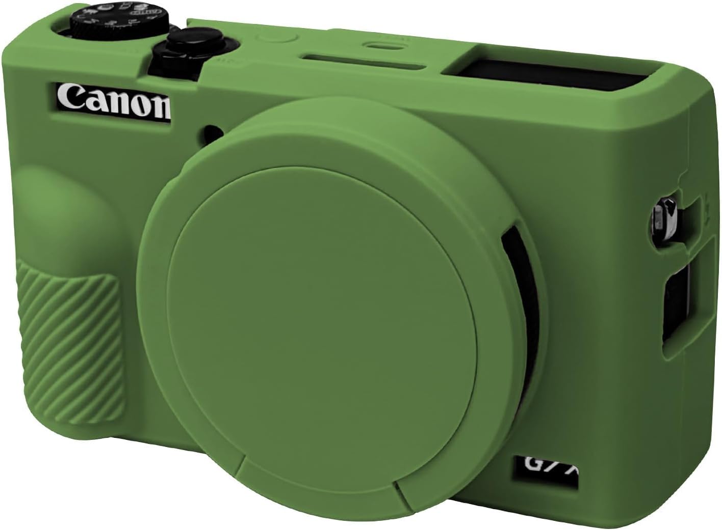 Camera Case with Lens Cover for Canon Powershot G7X Mark III Camera(Green)