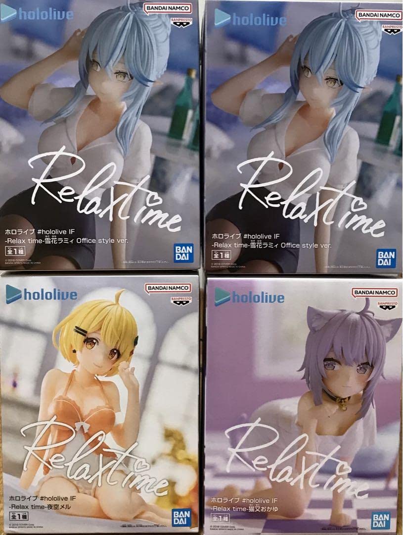Amazon.co.jp: Retime Figure, Nekomata Okayu, Night Sky Mel, Yukihana, Set  of 4 : Baby