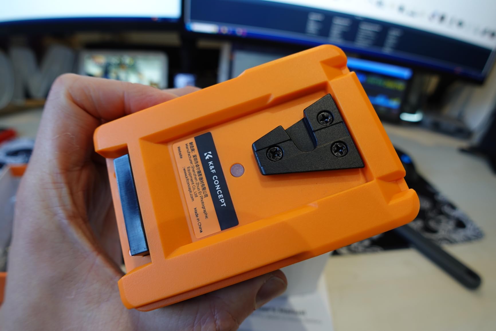 Just bring cables on site and power everything off this battery