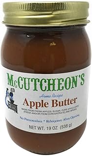 McCutcheon's Home Recipe Apple Butter; Rich Mellow Flavor; All Natural Ingredients; No Preservatives; Made in the USA; 19 ounces
