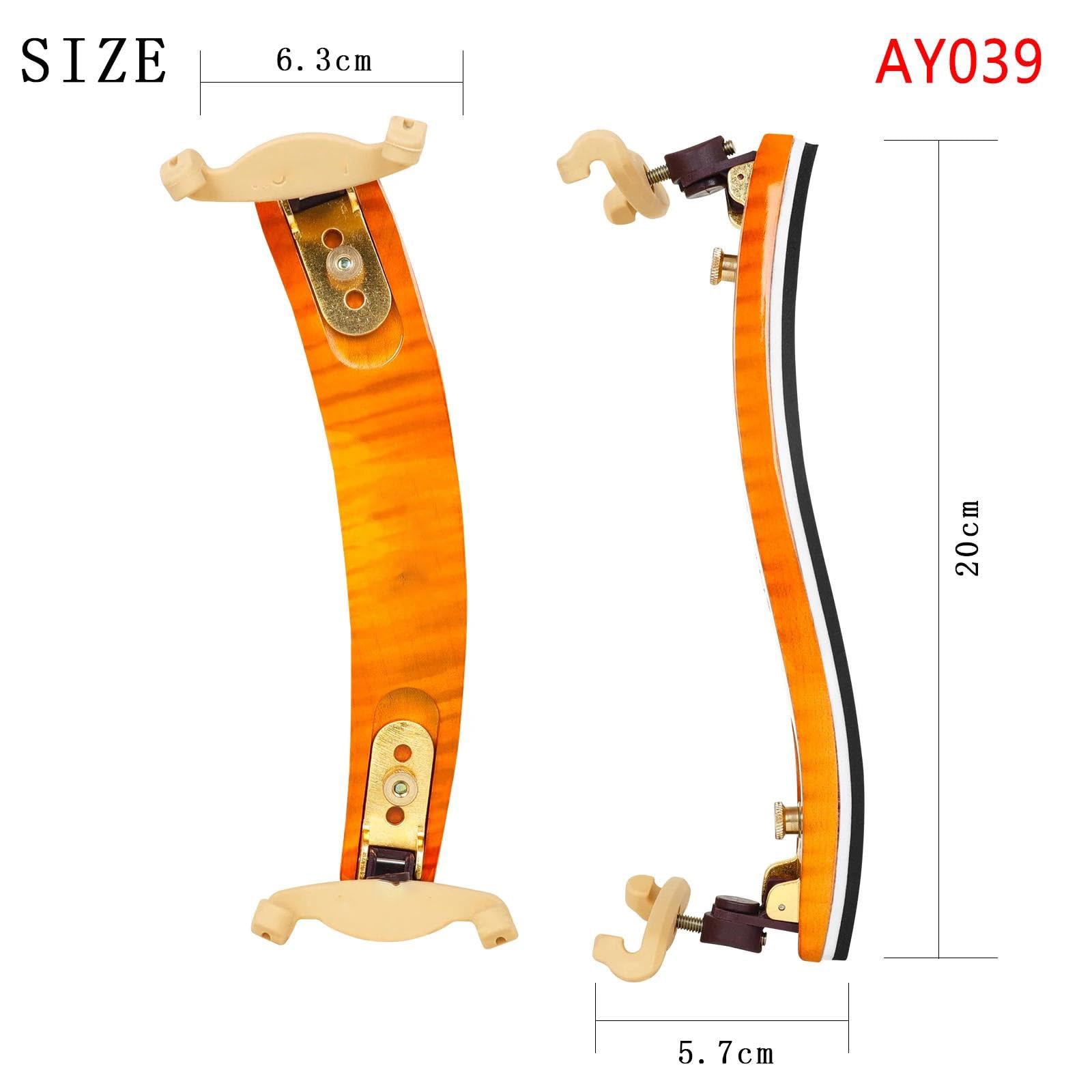 Reposamuñecas para violín, almohadilla ajustable de 3/4 4/4 accesorios acolchados (AY039)