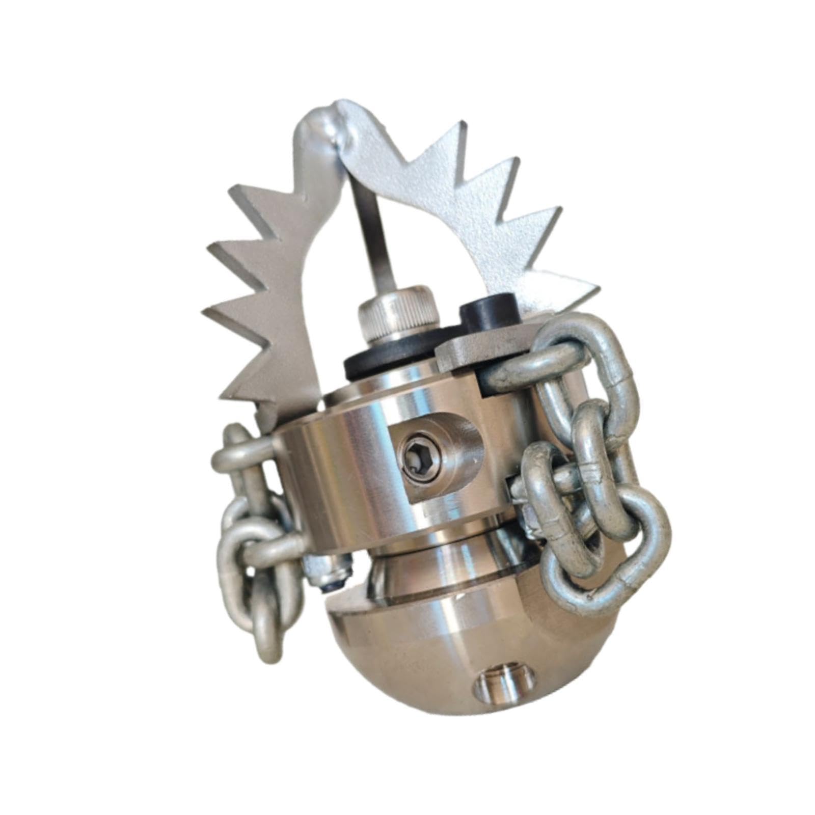 Sewer Jet Hose Nozzle, Drain Sewer Nozzle, Rotation, Stainless Steel, Drain Pipe Cleaning, Water Sprinkler, Sewer Nozzle, 3 8 40L min