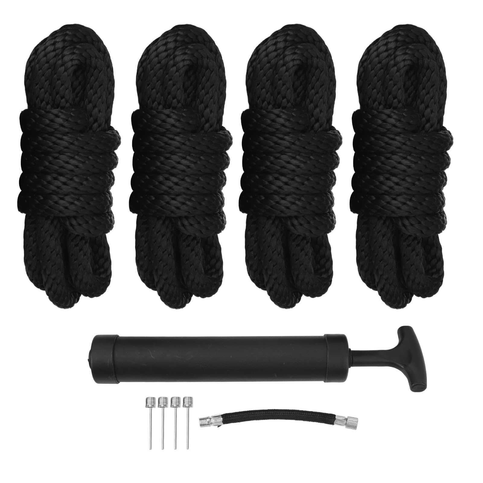 Kit Paraurti per Barche per Attracco per Boe Marine a Coste - Imbottitura Protettiva, Boe Protettive a Coste per Attracco con 4 Corde in Nylon, Versatili per Moli, Yacht, Barche