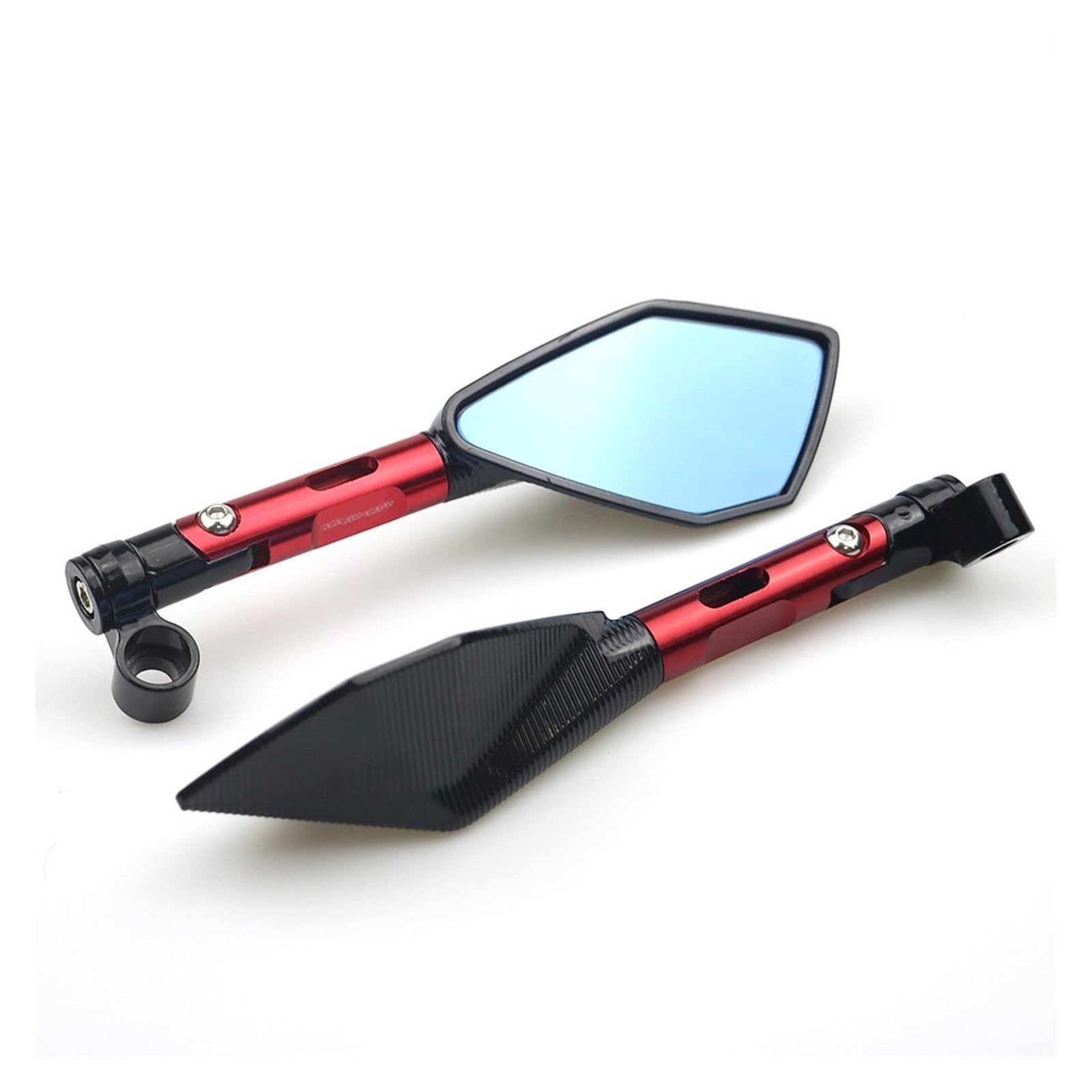 składane lusterka wsteczne Lusterka wsteczne motocyklowe CNC aluminiowe z powłoką antyrefleksyjną do Z900 Z900RS Z900 RS Z800 Z1000 Z 900 900RS 1000(Long Red)