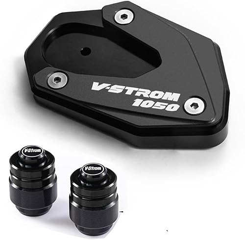 Miniatura 5 de WilsEm Para Suzuki para Vstrom 1050XT1000XT DL1000 para V-Strom DL 1000 1050 XT Soporte lateral de pie Placa de soporte y cubierta de válvula de