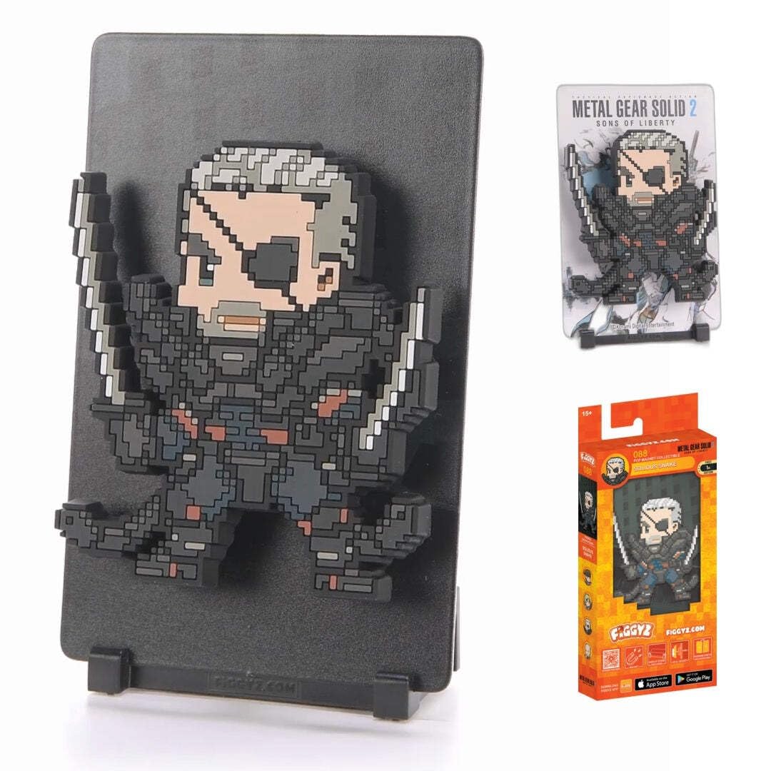 FiGGYZ Solidus Snake #88 Pop Magnet Collectible – Metal Gear Solid 2 Licensed Figure