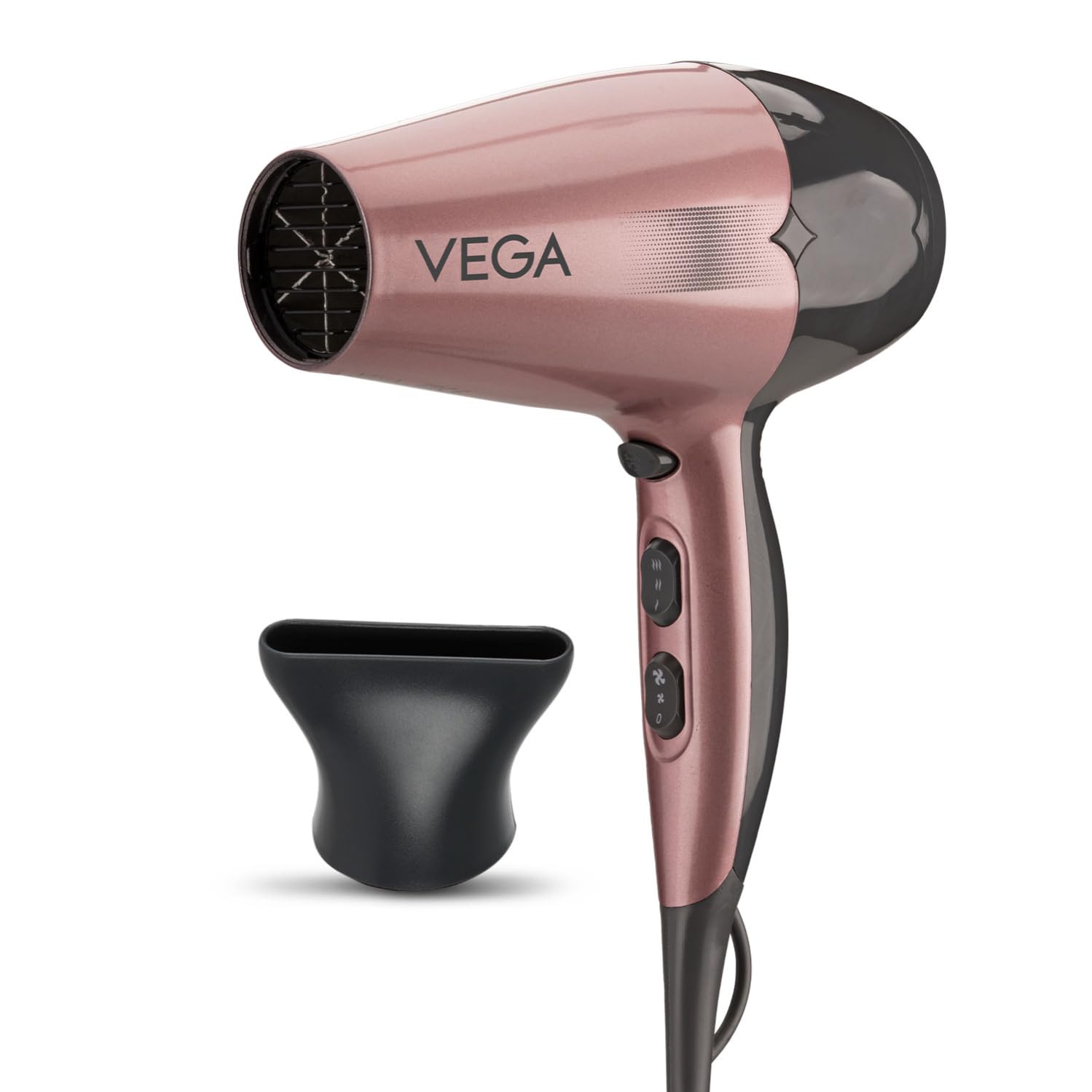 VEGA Go Pro 2100 Watts Professional Hair Dryer With Detachable Nozzle, 2 Speed & 3 Temperature Settings With Cool Shot Button For Salon-Like Blow Dry, Hair Dryer For Men & Women…