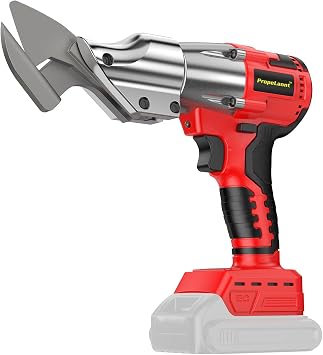 Cordless Metal Shears for Milwaukee M18 Battery - 14GA Metal Cutting Shears, 400Nm Torque, 360 Pivoting Head, Cuts Stainless Sheet, Iron, Carpet, Leather, Cardboard No Battery