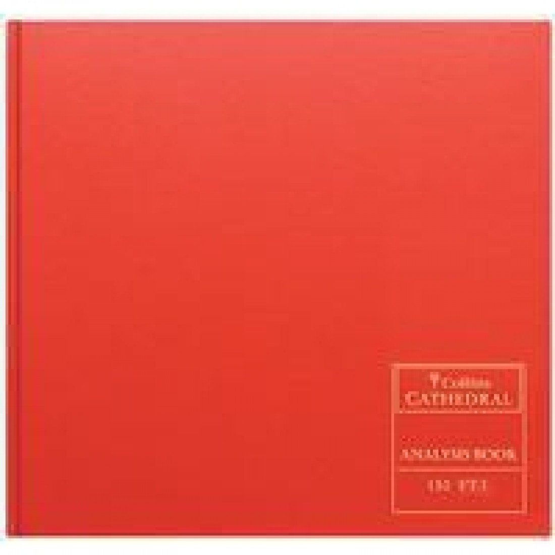 Collins Debden Ltd 061314 150 Series Cathedral Analysis Book, 9 Cash Columns, 297 x 315 mm, 96 Pages, Red