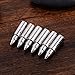 Ice Cubist Whiskey Stone Bullets - Stainless Steel Reusable Ice with Luxury Leather Case, Complete Gift Set (6 Stones)