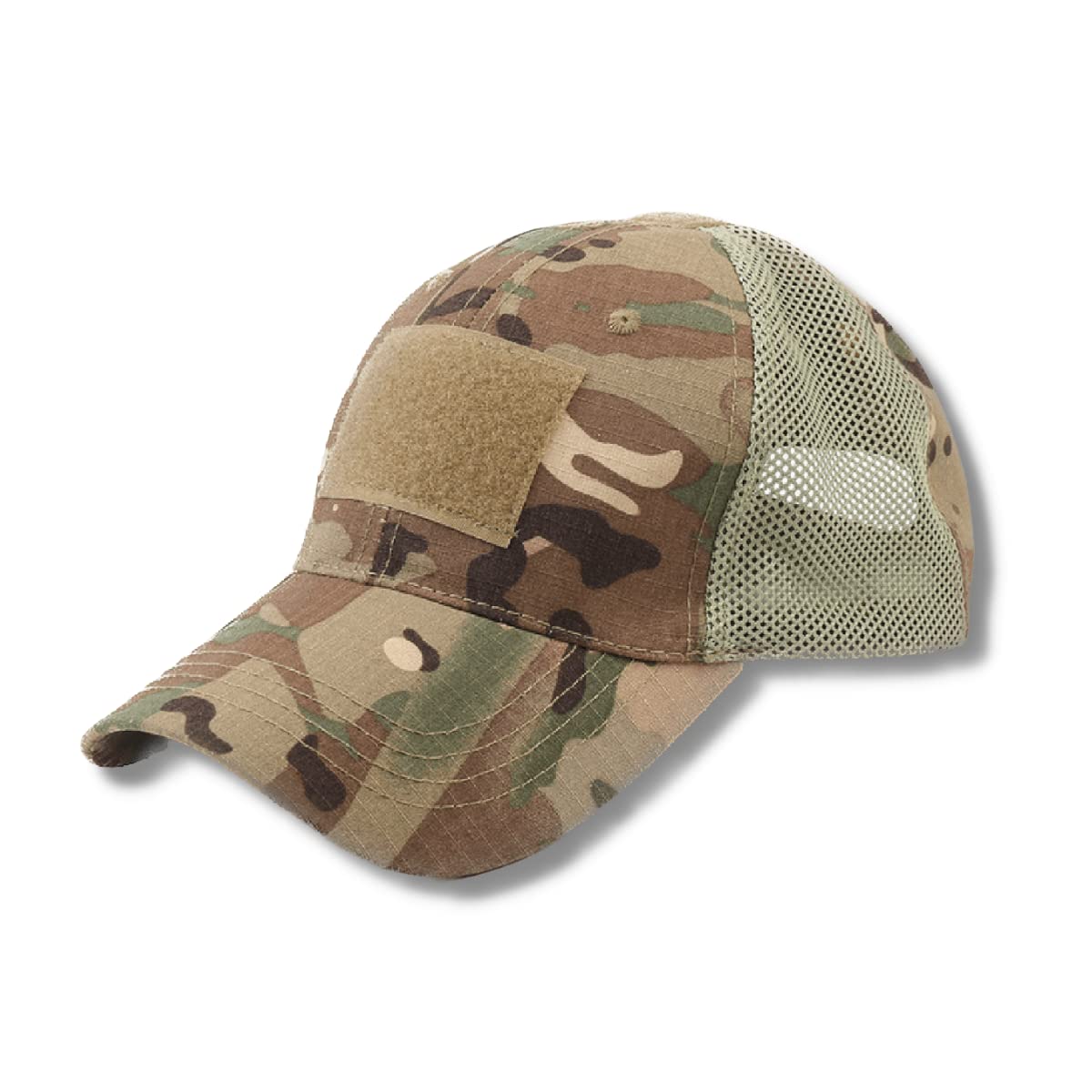 JupiterGearMilitary-Style Tactical Patch Hat with Adjustable Strap | Breathable & Unisex