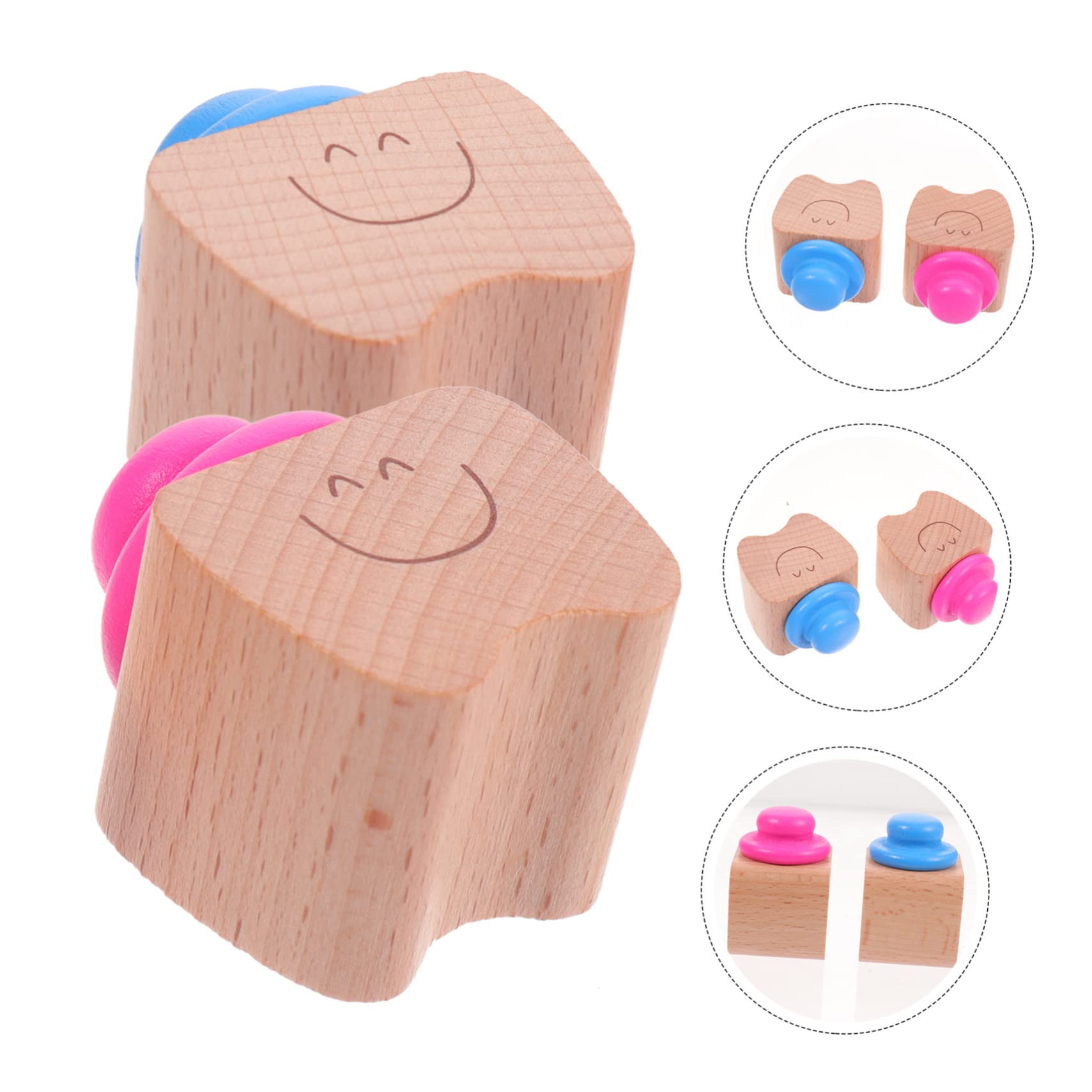 TOYANDONA 12piezas Cajas De Dientes De Madera Para Niño Niña Recipientes Para Primer Diente Cajas De Recuerdos Infantiles Adorables