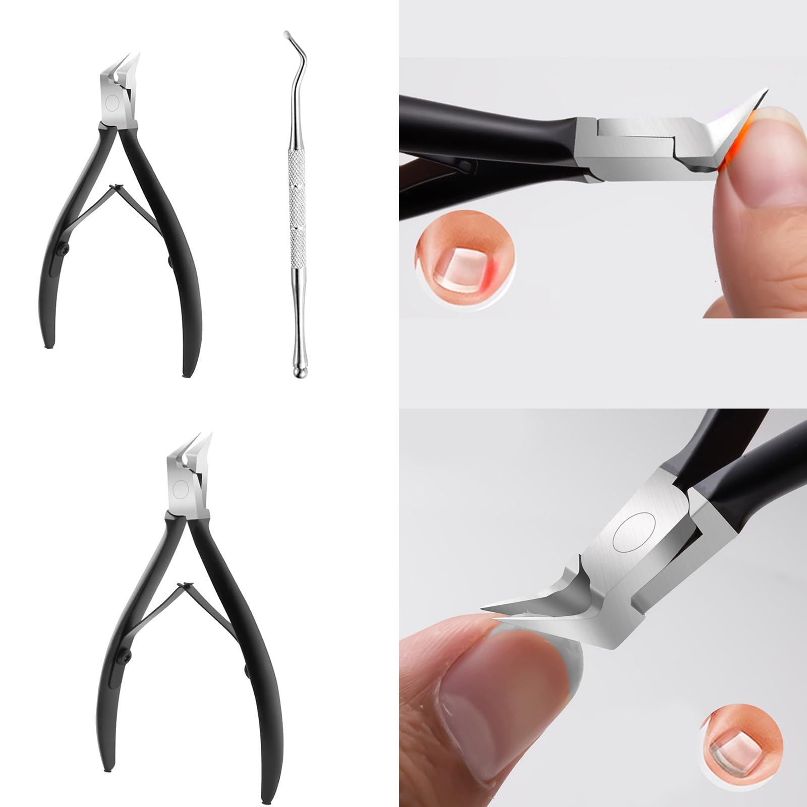 Professional Toenail For Thick Ingrown Nails Wide Opening Long Handle Toenail Cutter Trimmers