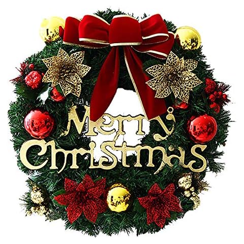 Fambasis Christmas Wreath 30cm Artificial Garland Cover