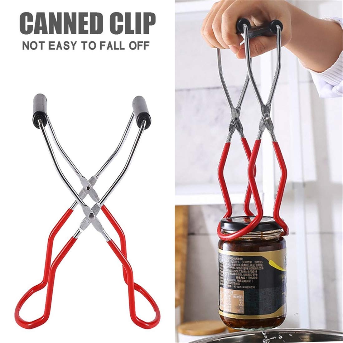 Canning Rack,Canning Jar Lifter,Stainless Steel Canning Jar Lifter Tongs and Canning Jar Rack,Canner Rack Canning Tongs for Regular Mouth and Wide Mouth Jars Canning Supplies