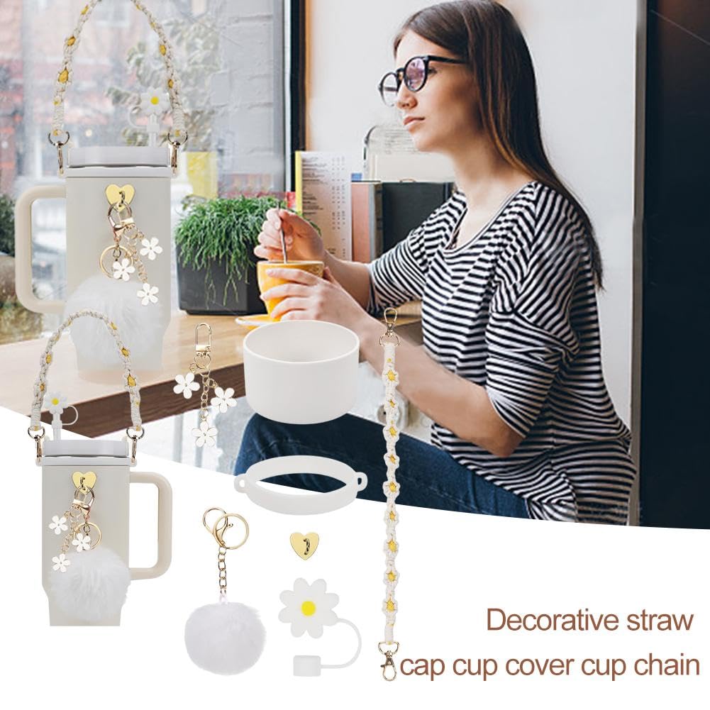 Copertura per cannuccia Stanley Cup silicone 4 pezzi tazza termica accessori per cannucce in plastica acciaio inox vetro silicone
