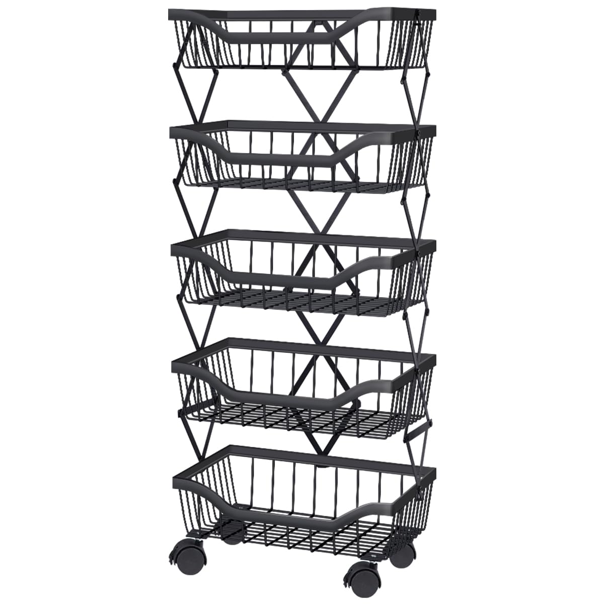 Amazon.com: Newzealkids Fruit Vegetable Storage Basket 5 Tiers