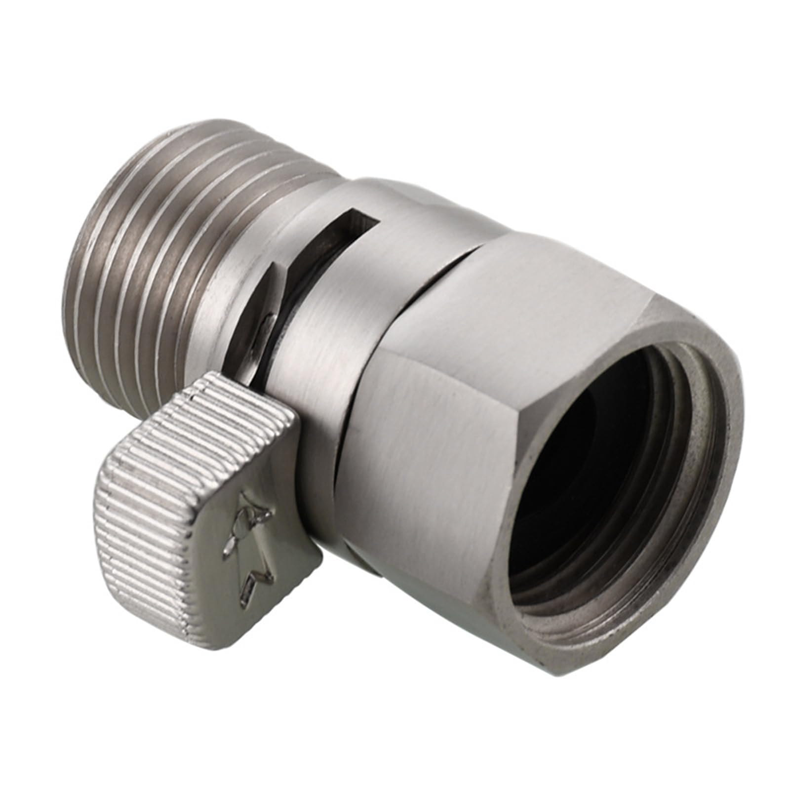 Msioytog B G1 / 2 Shower Shut Off Valves Rass Shower Flows Control Valves For Head Hand Easy To Operate & Shut Off Water Flows Control