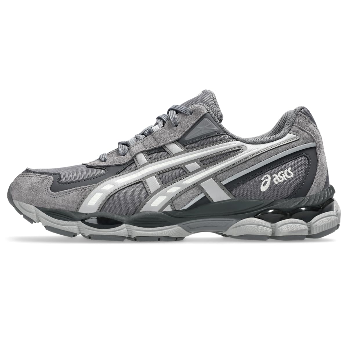 ASICS Unisex Gel-NYC 2055 Sportstyle Shoes, 4, Carbon/Cement Grey