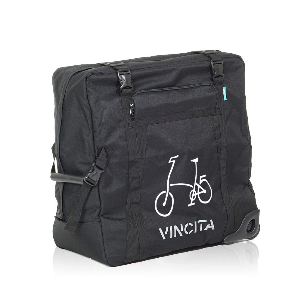 Buy Vincita Soft Transport Bag with wheels for Brompton Bicycle (2