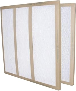 20x25x1, GLASFLOSS INDUSTRIES, INC. Air Filter, MERV 3 (Pack of 12)
