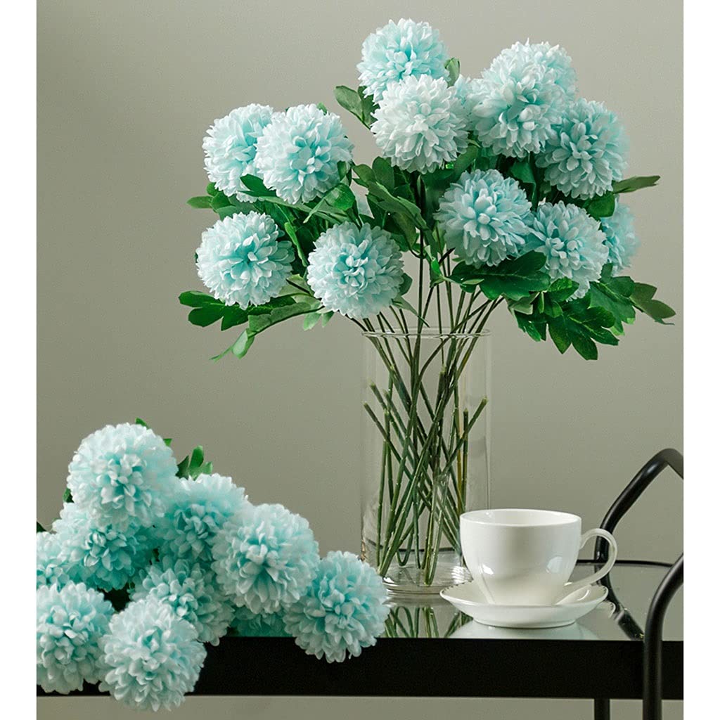 Fiori Artificiali Fiori Artificiali Ortensia da Interno Fiore Finto Soggiorno Camera da Letto Ping Pong Crisantemo Fiore di Seta Composizione di Nozze
