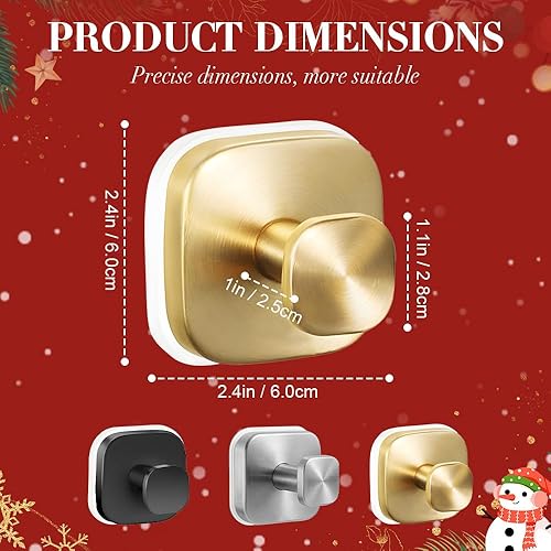 Miniatura 5 de Ganchos de ventosa para coronas de puerta en ganchos de ventosa de cristal para ducha, soporte para colgar coronas de Navidad, gancho para colgar