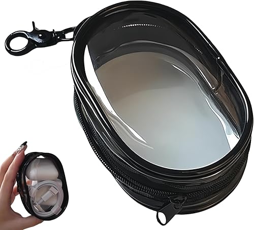 Bolsa de almacenamiento para cables de carga, organizador compacto transparente para viajes, cables de datos, auriculares y más  Mini organizador de