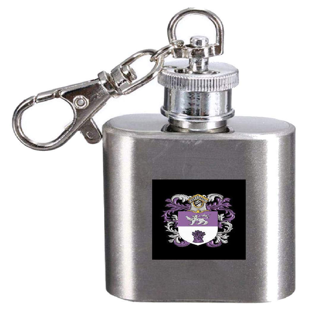 Flasque avec blason Macewen 28,3 ml gravure héraldique luxe