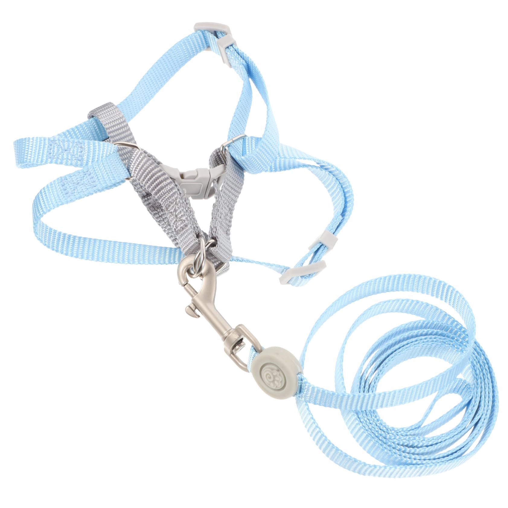 HEMOTON Cat Harness and Leash Metal Harness for Cats Comfortable for Outdoor Walking and Training