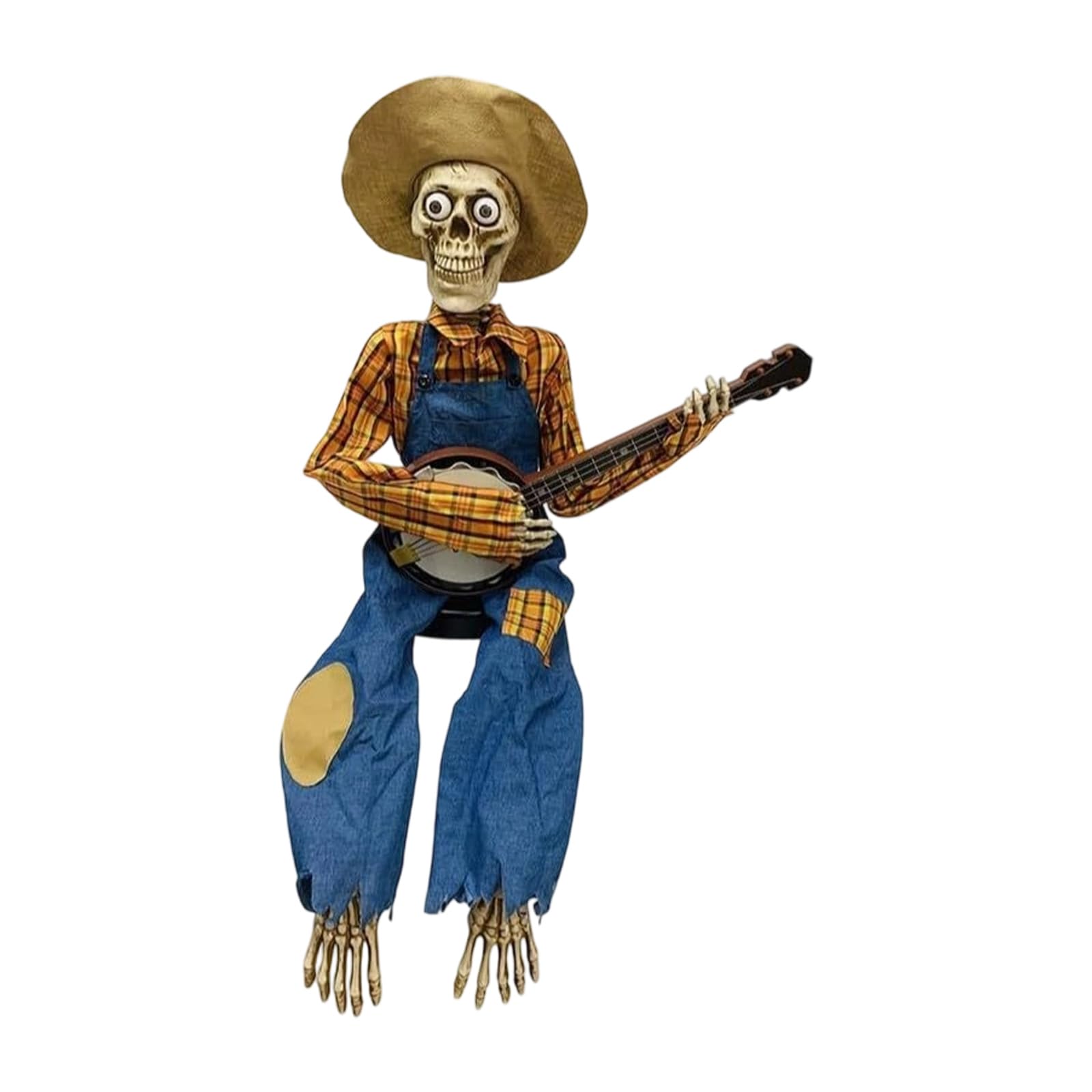 Banjo d'Halloween squelettes animés idée cadeau déco originale