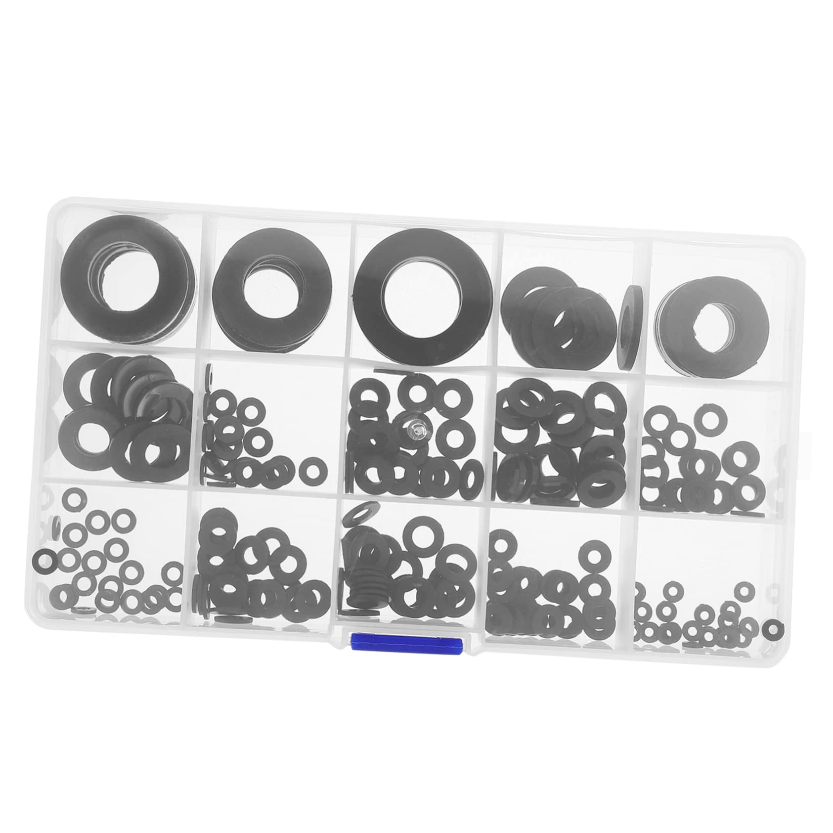 DOITOOL 215piezas Arandelas Planas Para Tornillos Arandelas De Anillo De Montaje Para Lavabo Accesorio De Sellado Para Baño Planas Para Fregadero y Lavabo