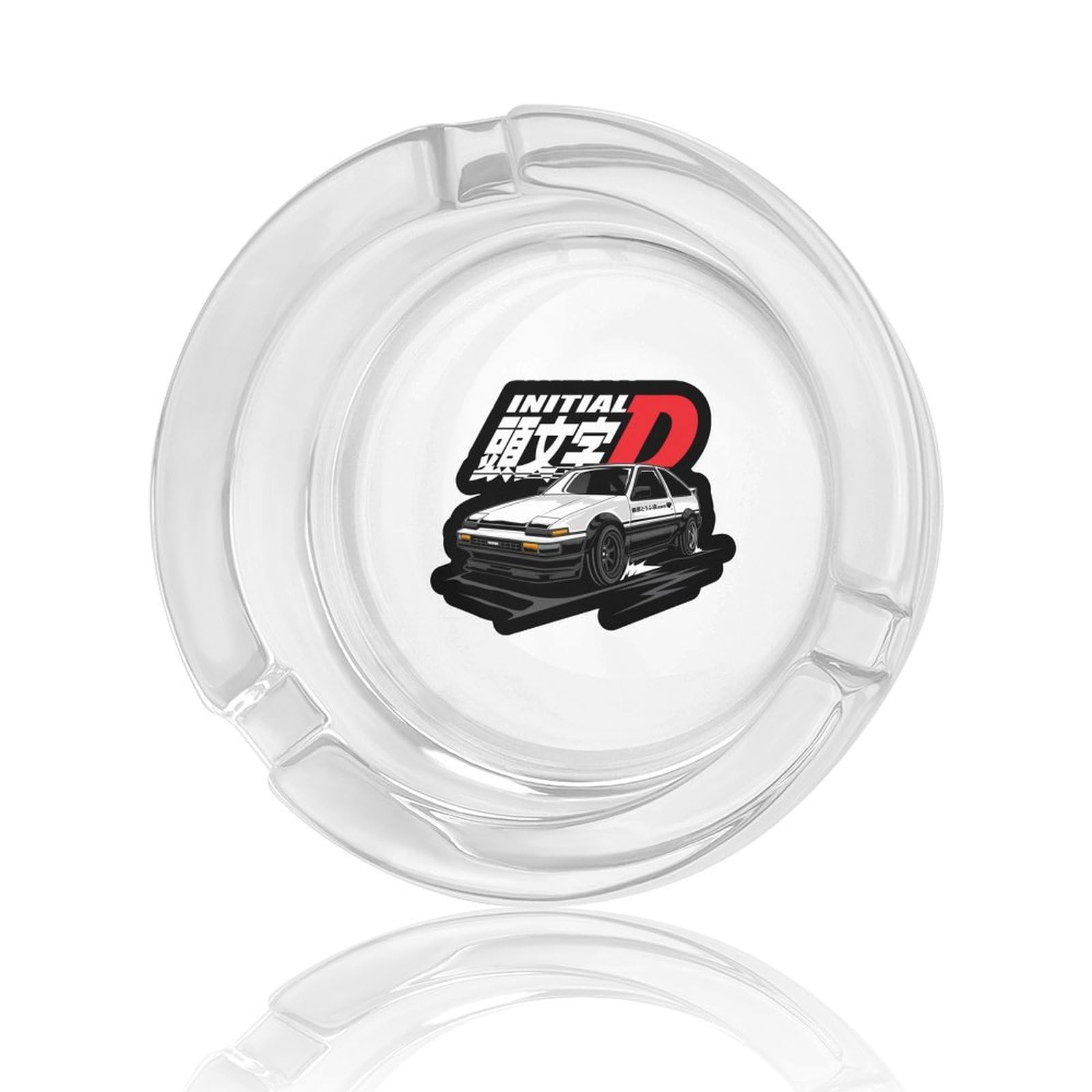 Amazon.co.jp: 灰皿 頭文字d イニシャル D Ae86 ガラス 卓上灰皿