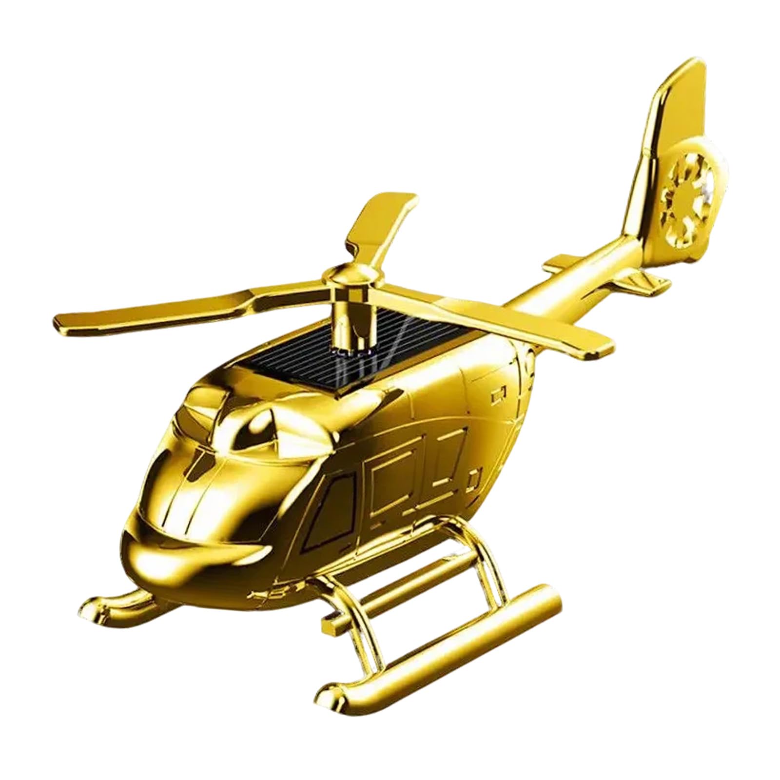 YROHGKPN Solar Dashboard Ornament Remote Control Helicopter Figurine