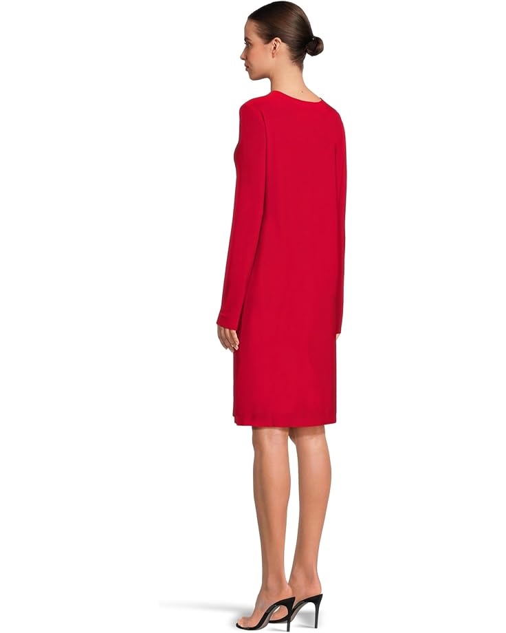 Norma Kamali Long Sleeve Crew Dress To Knee - #3 of 4