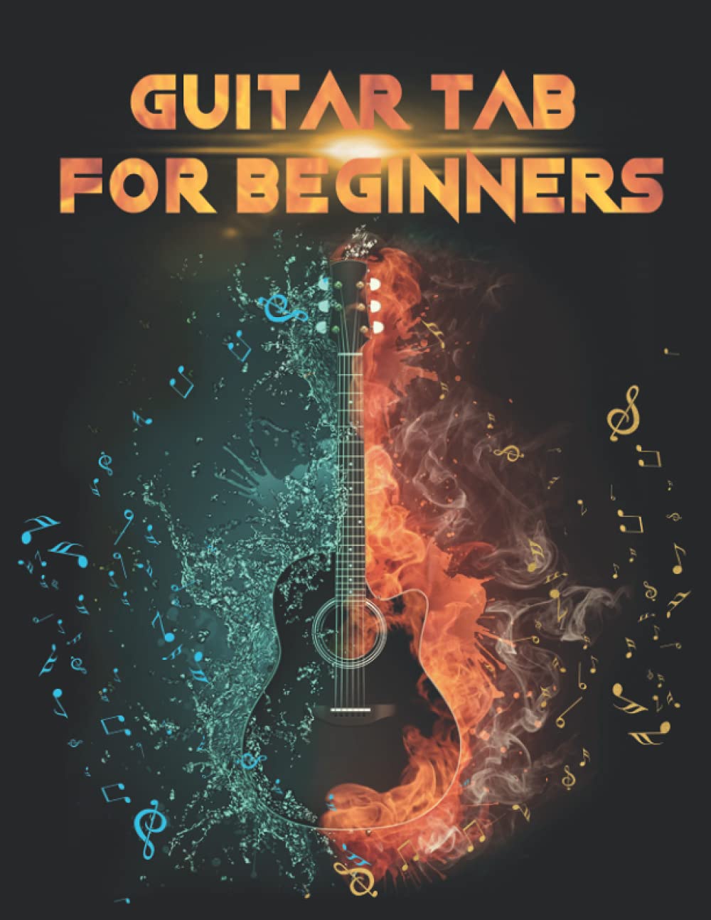 Guitar Tab for beginners: Manuscript Paper