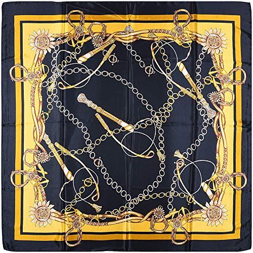 Corciova CORCIOVA-160310157-3 Large Square Satin Silk Like Lightweight Scarfs Hair Sleeping Wraps thumb #4