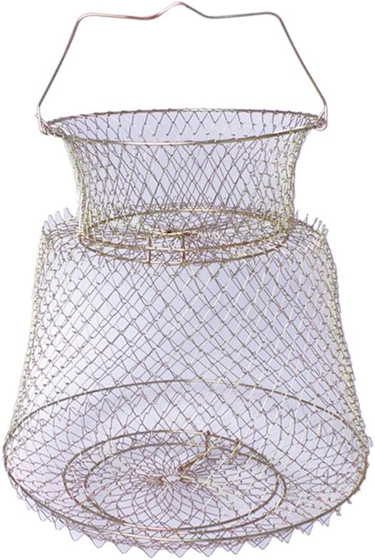 IDEALUX Floating Wire Fish Basket, Round Wire Fish Basket