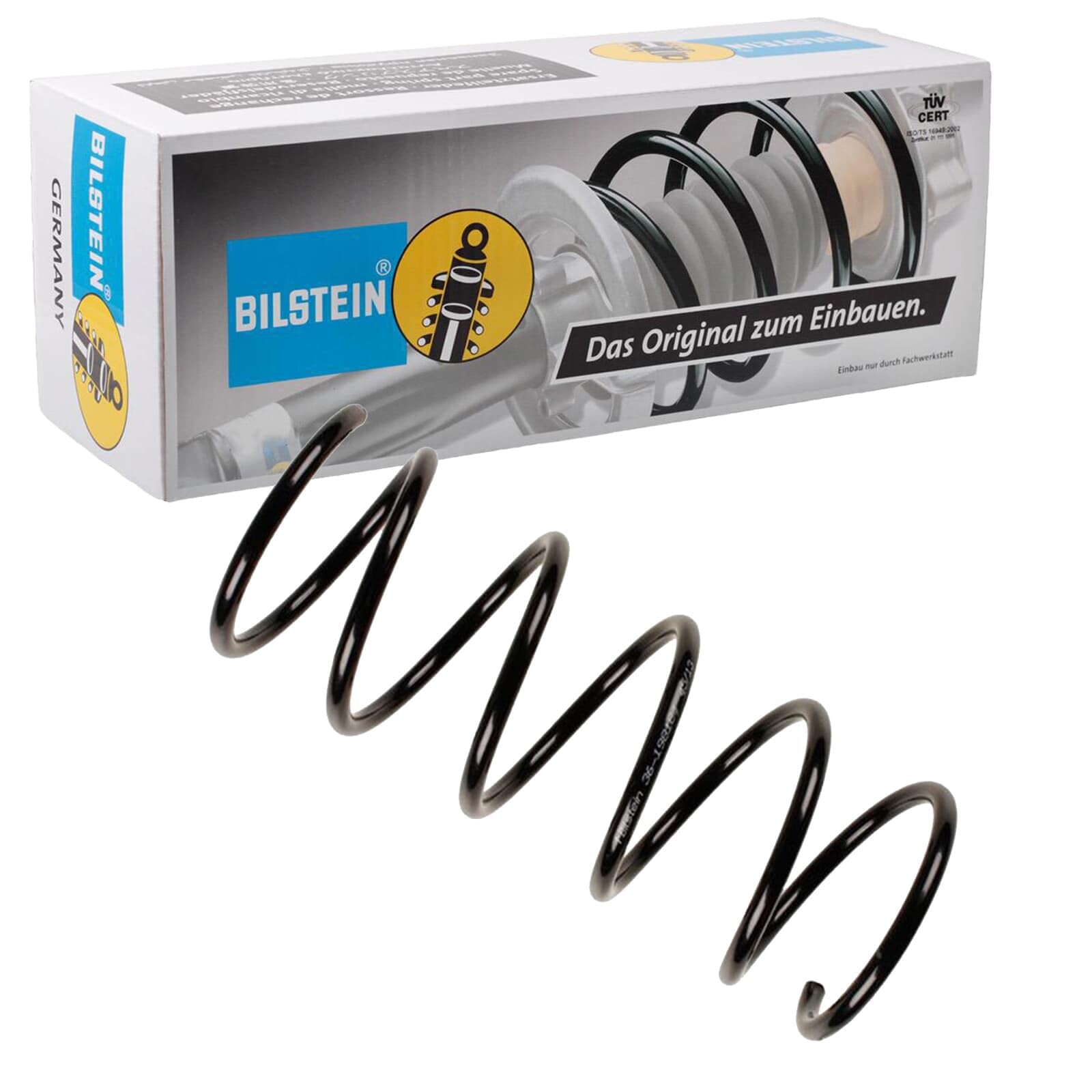 BILSTEIN 2x Ressort de suspension Essieu avant 36-198184 Compatible avec CITROËN Berlingo/Berlingo First I MF, GJK, GFK