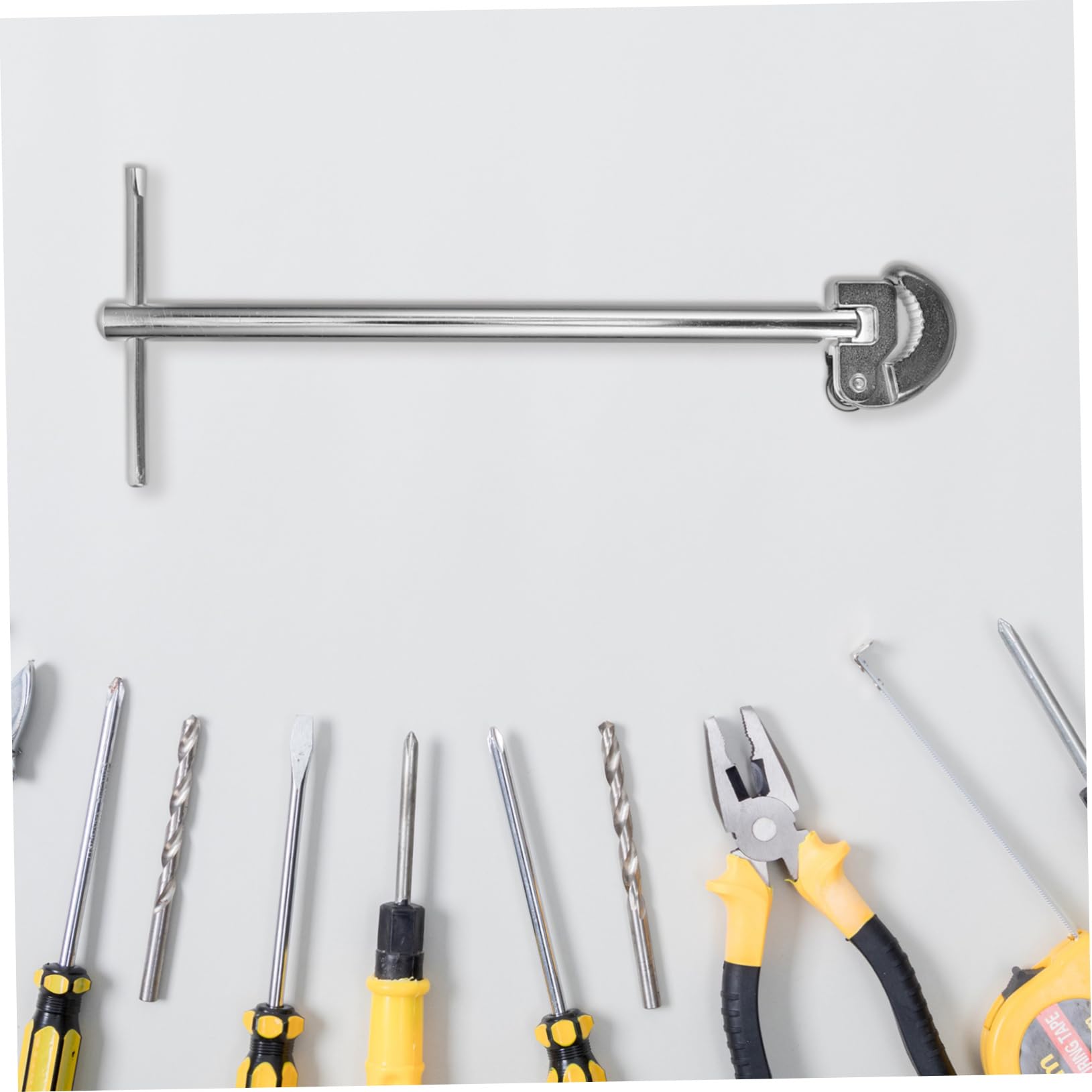 Llave Ajustable para Fontanería Multifuncional de Inoxidable Herramienta y Portátil para Reducidos para Reparación de Fregaderos y de Plomería y Profesional